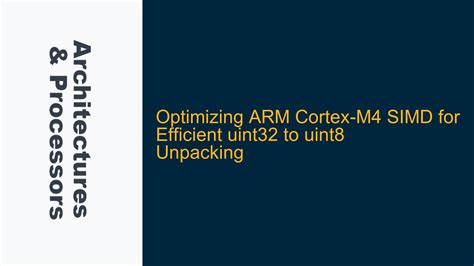 Arm Cortex Simd
