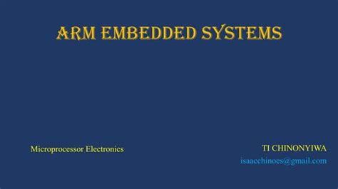 Arm Definition In Embedded Systems
