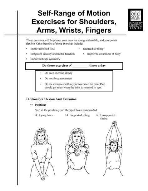 Arm Exercises For Range Of Motion