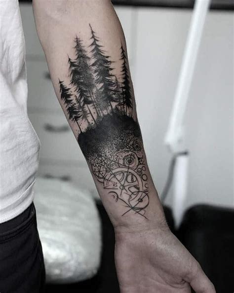 Famous Arm Forest Tattoo Design Ideas