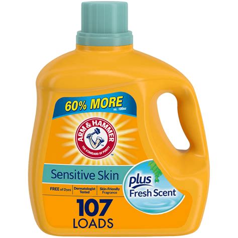 arm hammer laundry detergent sensitive skin