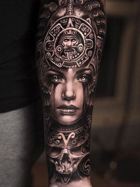 Arm Tattoos Aztec