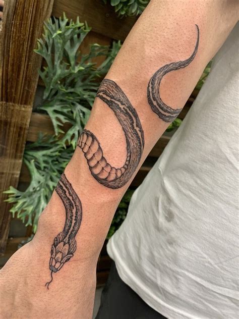 Arm Tattoos Snake