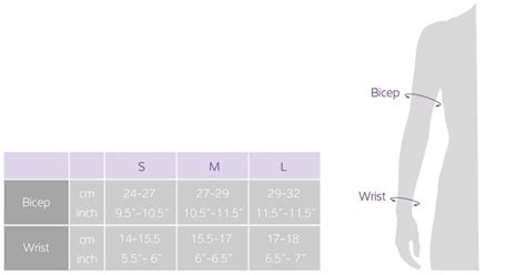 Arm Warmer Size Guide