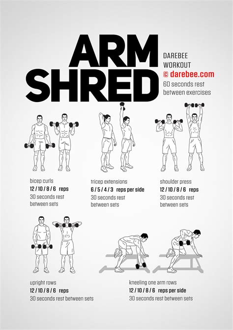 Arm Workout Dumbbells Male