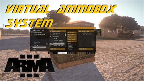 arma 3 ammo box arsenal script