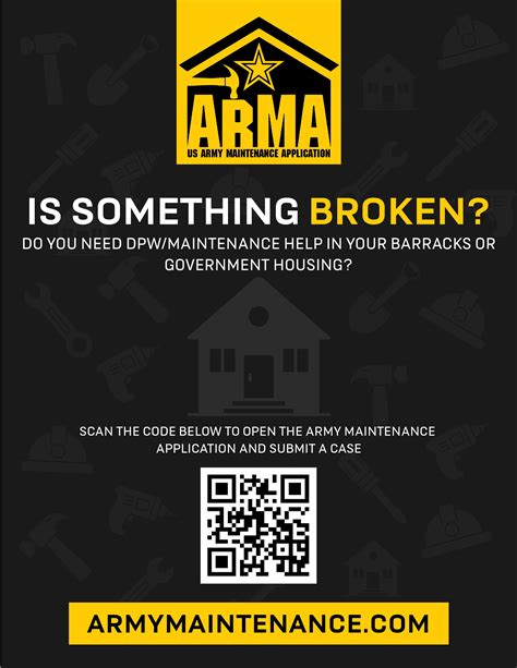 arma maintenance work order