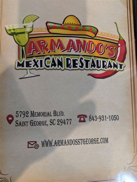 armando's mexican restaurant st george sc