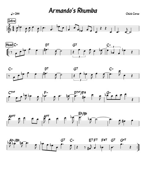 armando's rhumba sheet music pdf