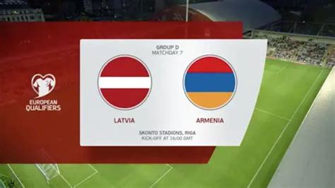armenia latvia highlights match