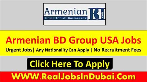 armenian bd jobs