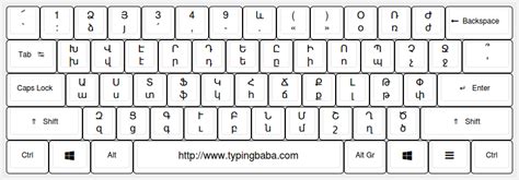 armenian keyboard online