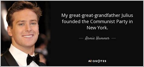 armie hammer great grandfather