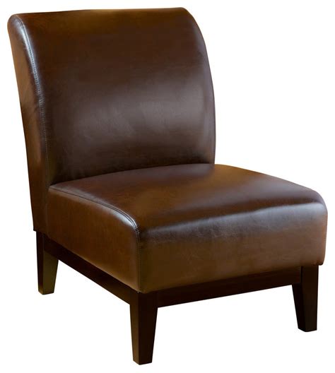 Favorite Armless Leather Chair For Sale For Small Space