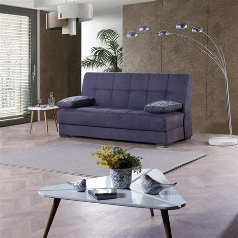 New Armless Sleeper Sofa With Storage For Small Space