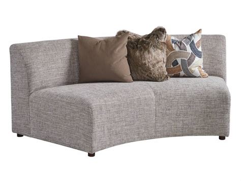 Armless Curved Sectional Sofa