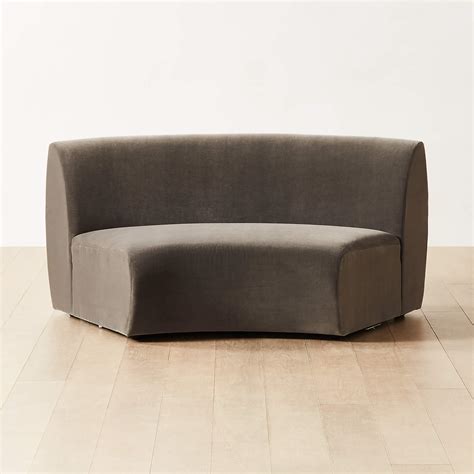 Armless Grey Sofa
