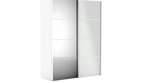 Armoire 2 Portes Coulissantes Glass Blanc Laque L 150 Cm Pax Wardrobe White Farvik White 59x6x93 1 8 Soft Closing Damper Ikea Ikea Wardrobe Pax Wardrobe Ikea Pax Wardrobe