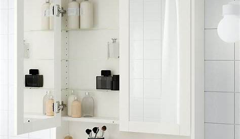 Armoire à pharmacie avec miroir (Blanc) HomeBain vente