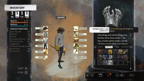 Armor Gloves Disco Elysium