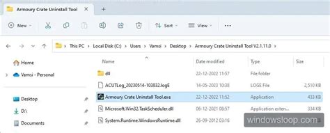 armoryt crate uninstall tool