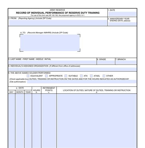 Army Rst Form Fill Online, Printable, Fillable, Blank pdfFiller