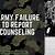 army failing to maintain accountability counseling