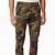 army fatigue stacked pants
