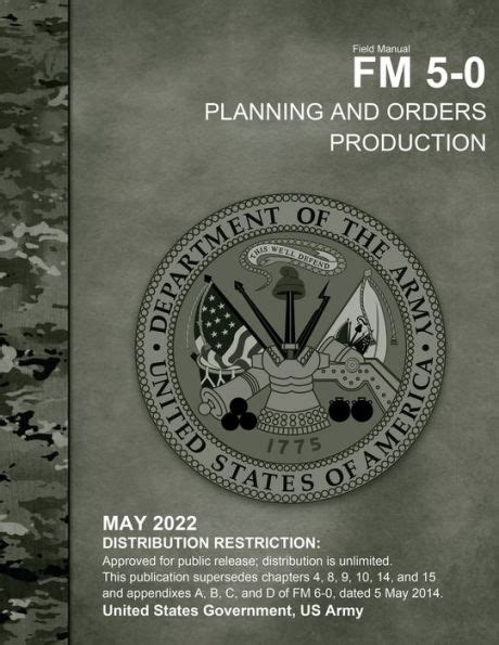 Army Field Manual 50 The Operations Process (U.S. Military) Design