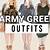 army green color combination