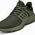 army green shoes men's