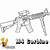 army gun coloring pages