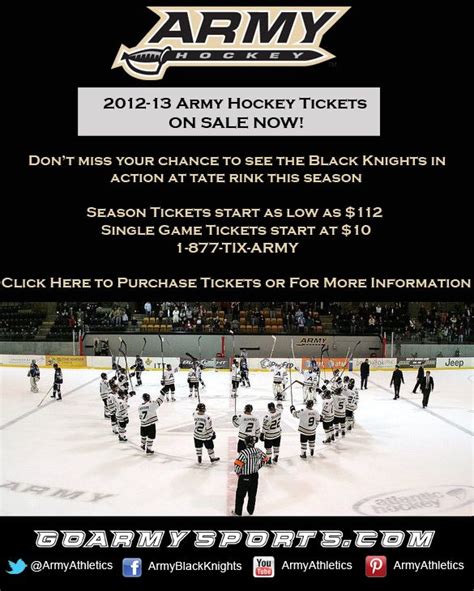 Army Hockey Tickets Now on Sale Army West Point