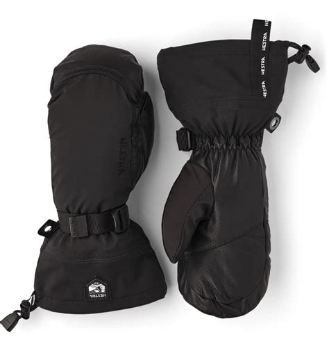 Hestra Army Leather Extreme mitt Black/Off White 35161100020 kleding
