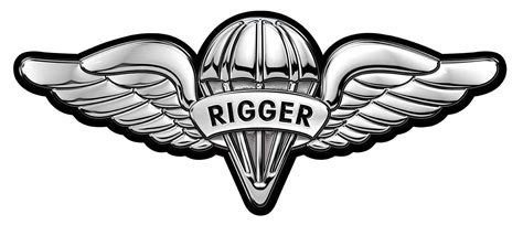 US Army Rigger Badge Vector Files Dxf Eps Svg Ai Crv Etsy