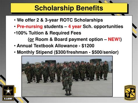 Scholarship Opportunity Army ROTC