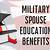 army spouse education