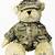 army stuffed bear