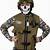 army vest costume