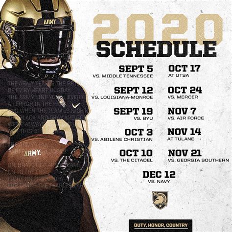 army 2024 football schedule