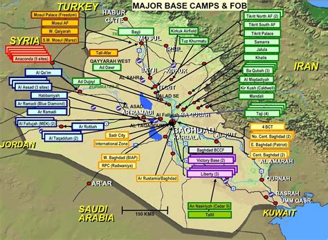 army bases in iraq 2005