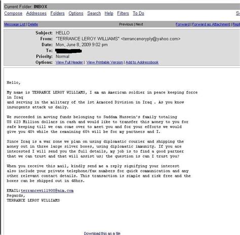 Army Chief Email Address