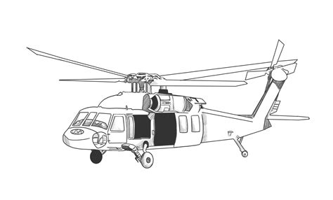 Army Helicopter Coloring Pages: Free Printable Pages For Kids