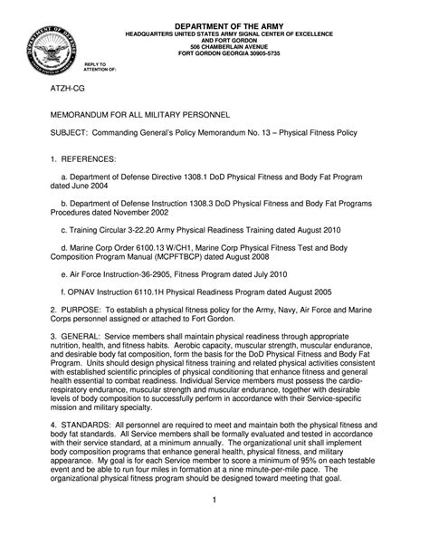 army memorandum for record pdf