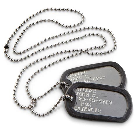 Authentic Custom Made Military Dog Tag BlancoGifts