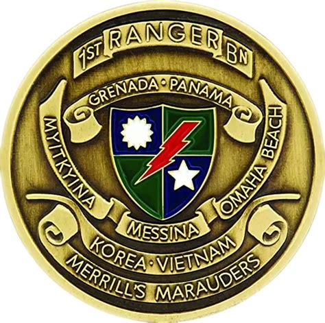 Army Ranger Challenge Coin Army Coins & Collectibles