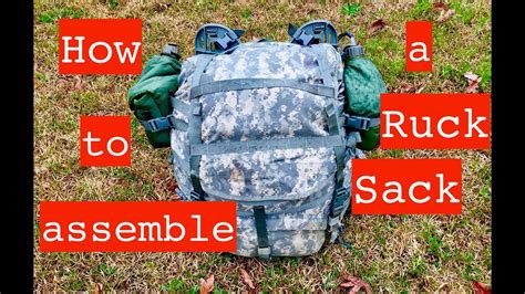 Army Rucksack Assembly