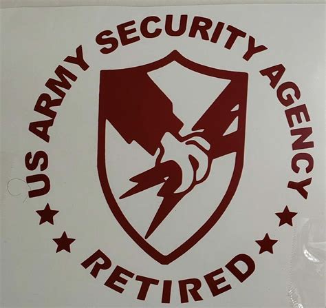 army security agency decals ebay