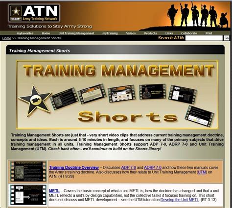 army training network - home