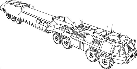 Army Trucks Coloring Pages